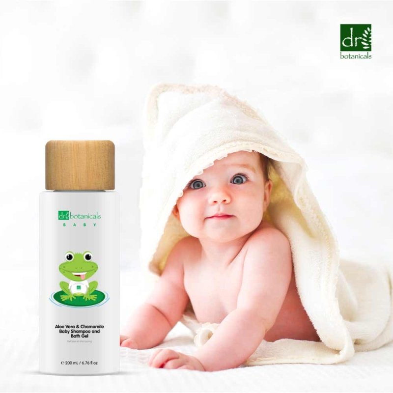 Aloe Vera & Chamomile Baby Shampoo & Bath Gel 200ml - Baby - Faithful Nutrition