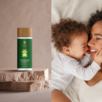 Baby Lux Sweet Almond Oil & Chamomile Baby Body Milk 200ml - Baby - Faithful Nutrition