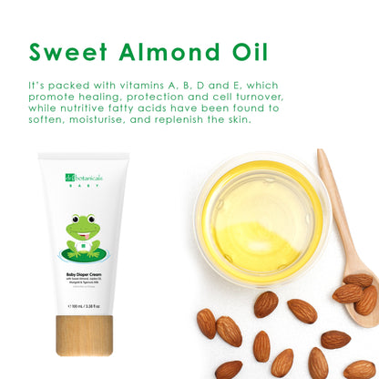 Jojoba & Sweet Almond Oil Baby Diaper Cream 100ml - Baby - Faithful Nutrition