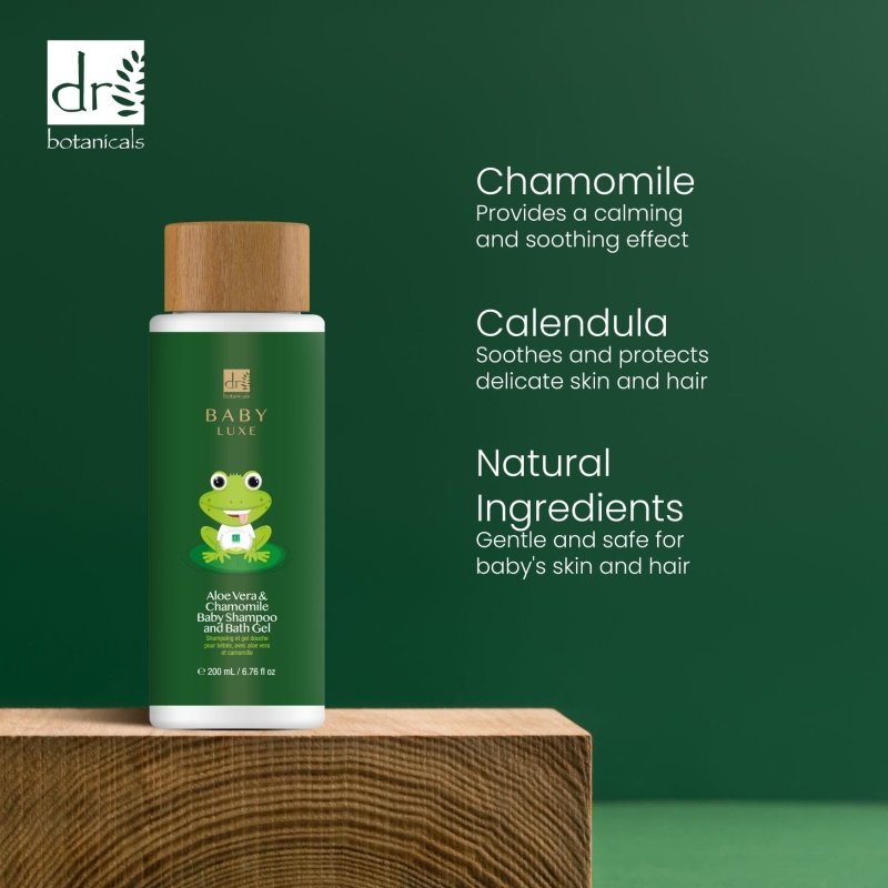 Baby Lux Aloe Vera & Chamomile Baby Shampoo & Bath Gel 200ml - Baby - Faithful Nutrition