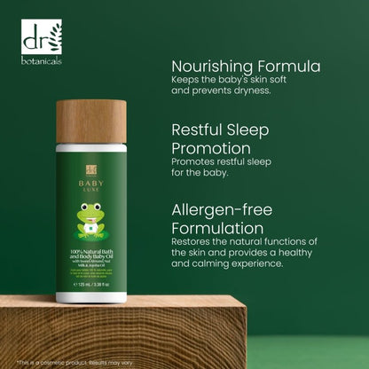 Baby Lux Jojoba Seed Oil Relaxing Baby Body Oil 125ml - Baby - Faithful Nutrition