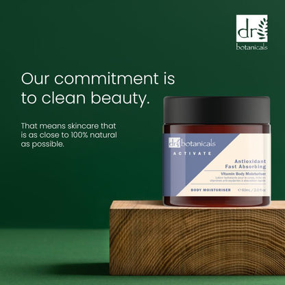 Activate Anti - Oxidant Fast Absorbing Vitamin Body Moisturiser 60ml - Body Cream - Faithful Nutrition