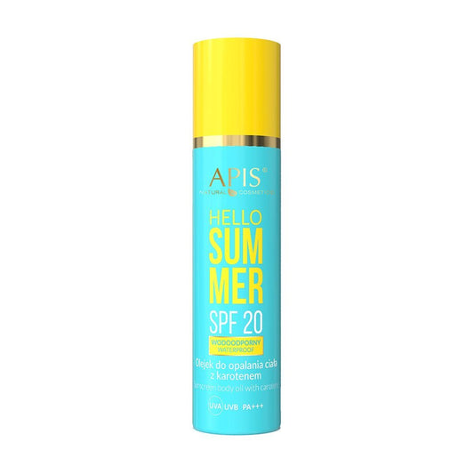 Hello Summer - Sunscreen Body Oil with carotene SPF20 150ml - Body - Faithful Nutrition