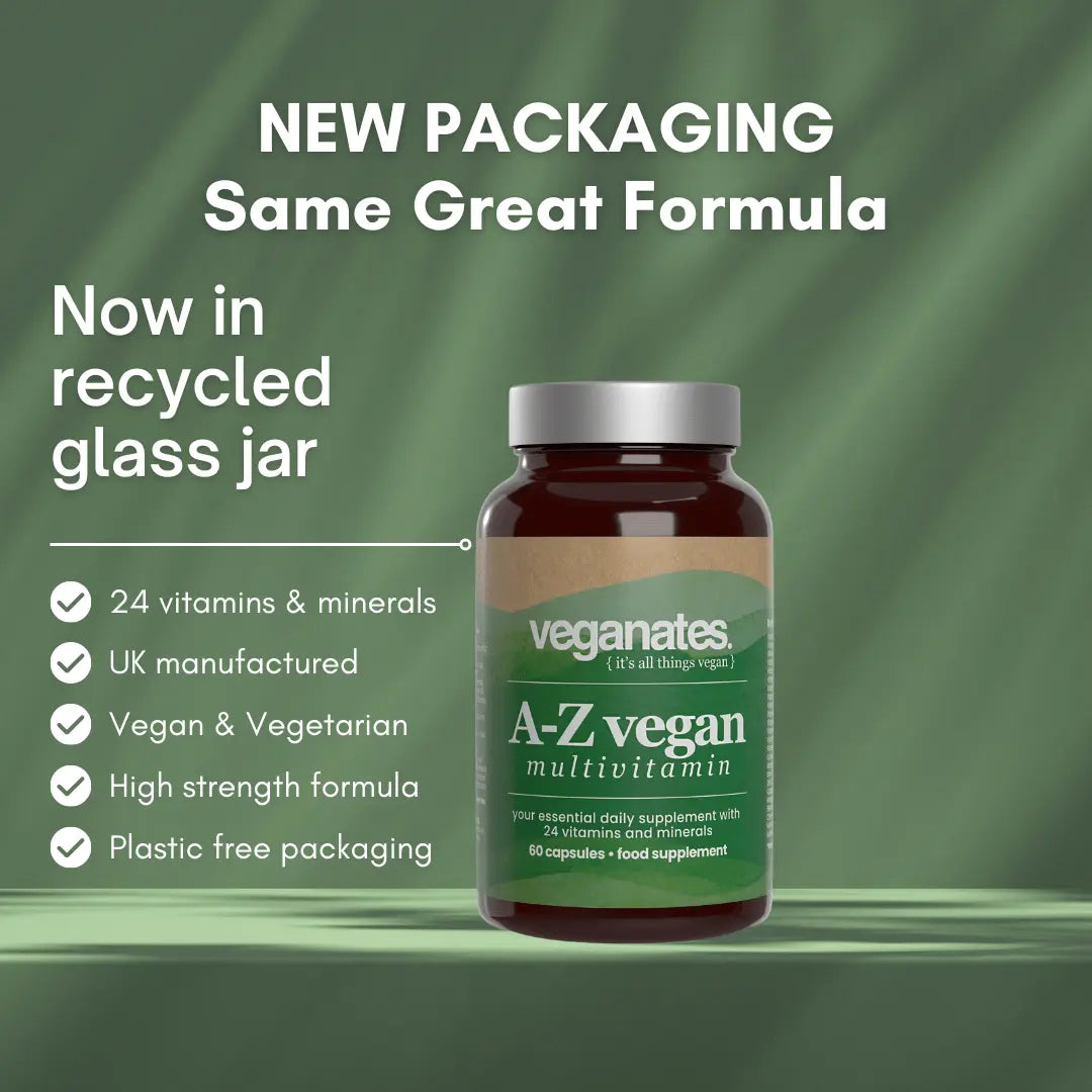 Veganates Ethical UK Vegan Multivitamin Supplement - Capsules - Faithful Nutrition