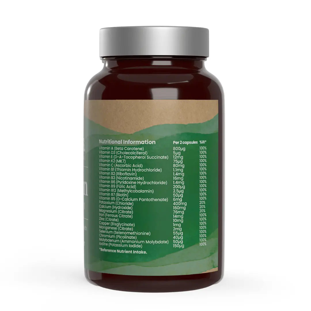 Veganates Ethical UK Vegan Multivitamin Supplement - Capsules - Faithful Nutrition