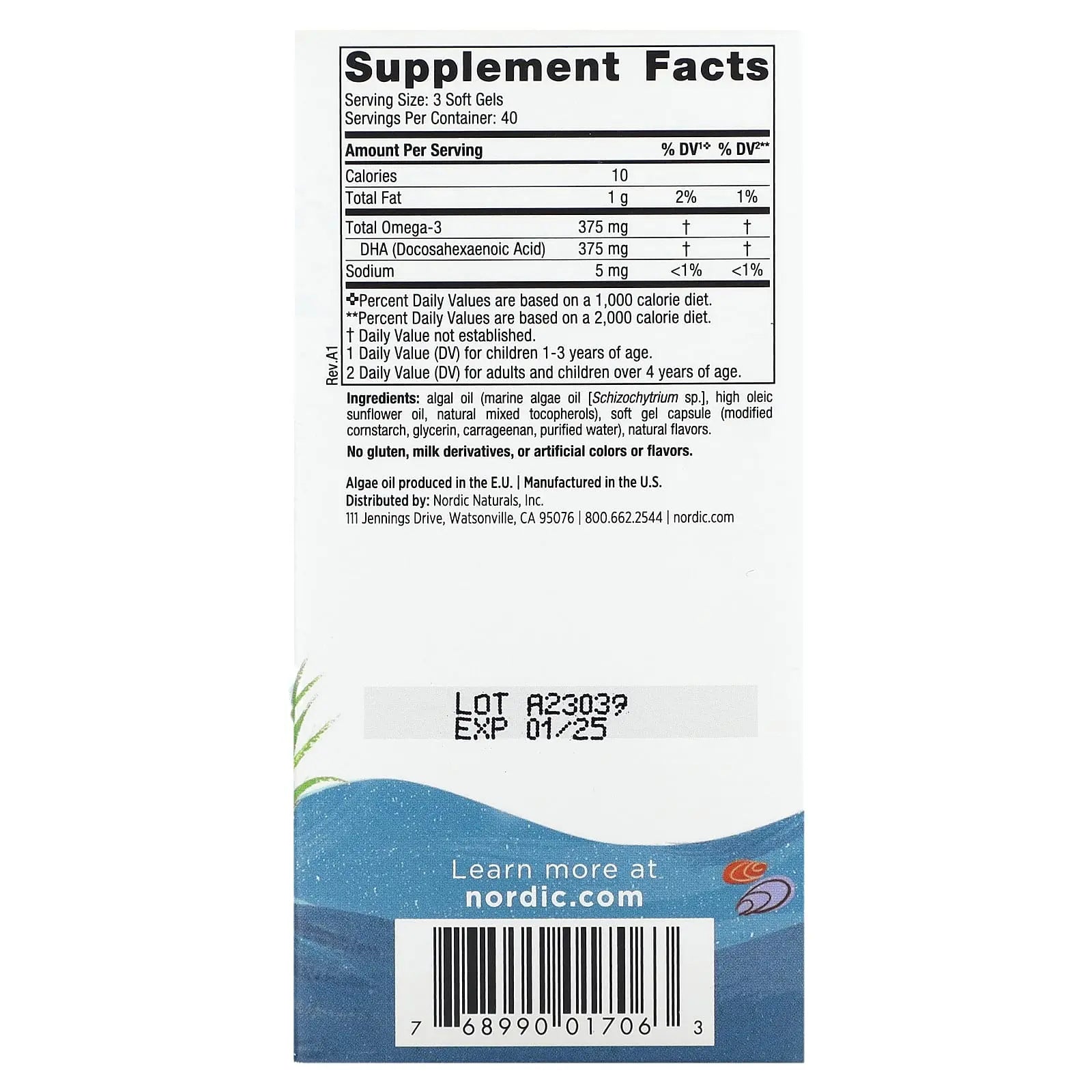 Nordic Naturals Children's DHA Vegetarian 120 Chewables - Chewables - Faithful Nutrition