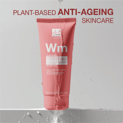 Watermelon Superfood 2 - in - 1 Cleanser & Makeup Remover with Glycolic Acid, Salicylic Acid and Lactic Acid 100ml - Cleanser - Faithful Nutrition