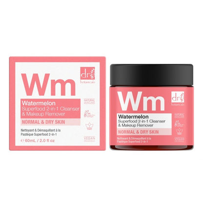Watermelon Superfood 2 - In - 1 Cleanser & Makeup Remover 60ml - Cleanser - Faithful Nutrition