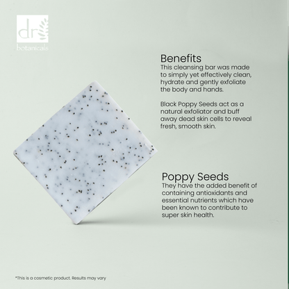 Strawberry & Poppy Seed Cleansing Bar 100g - Cleanser - Faithful Nutrition