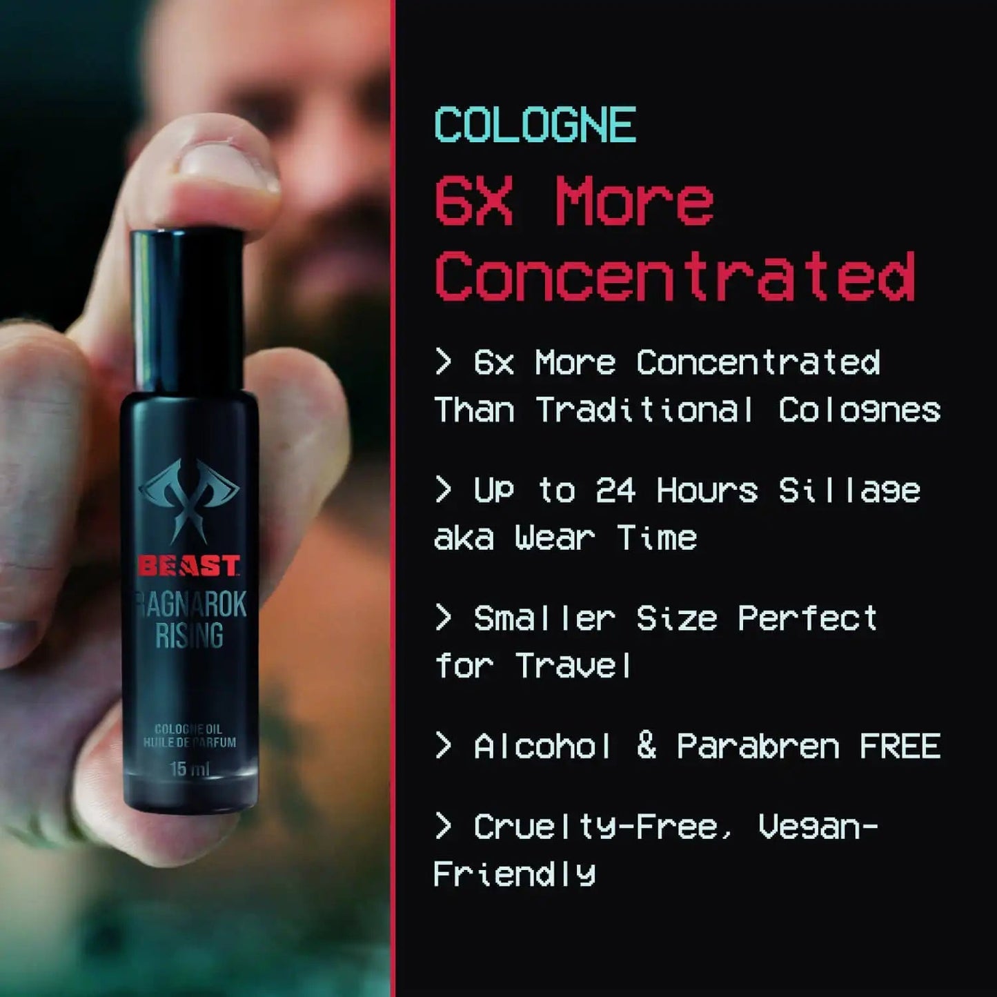 Concentrated Cologne - Beast - Cologne Oil - Faithful Nutrition