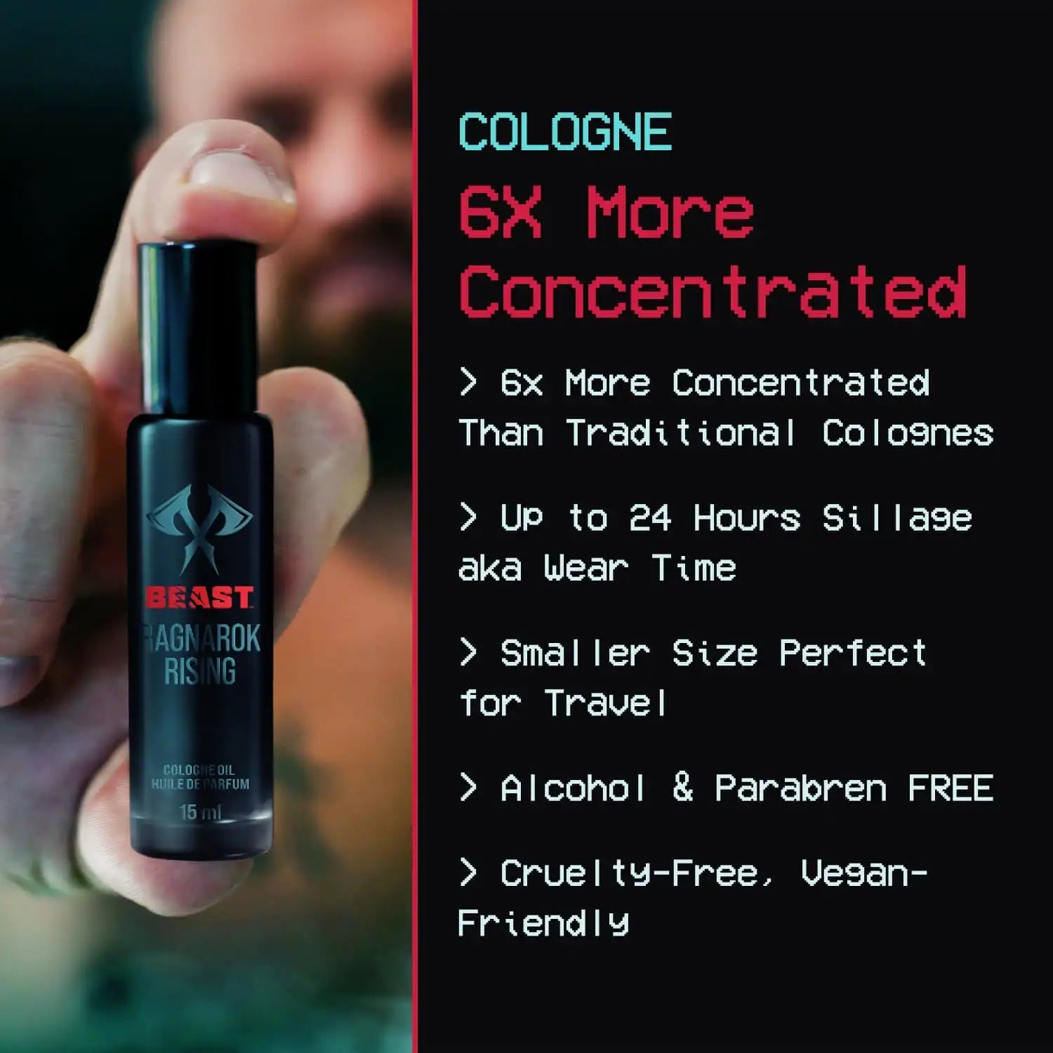 Concentrated Cologne - Beast - Cologne Oil - Faithful Nutrition