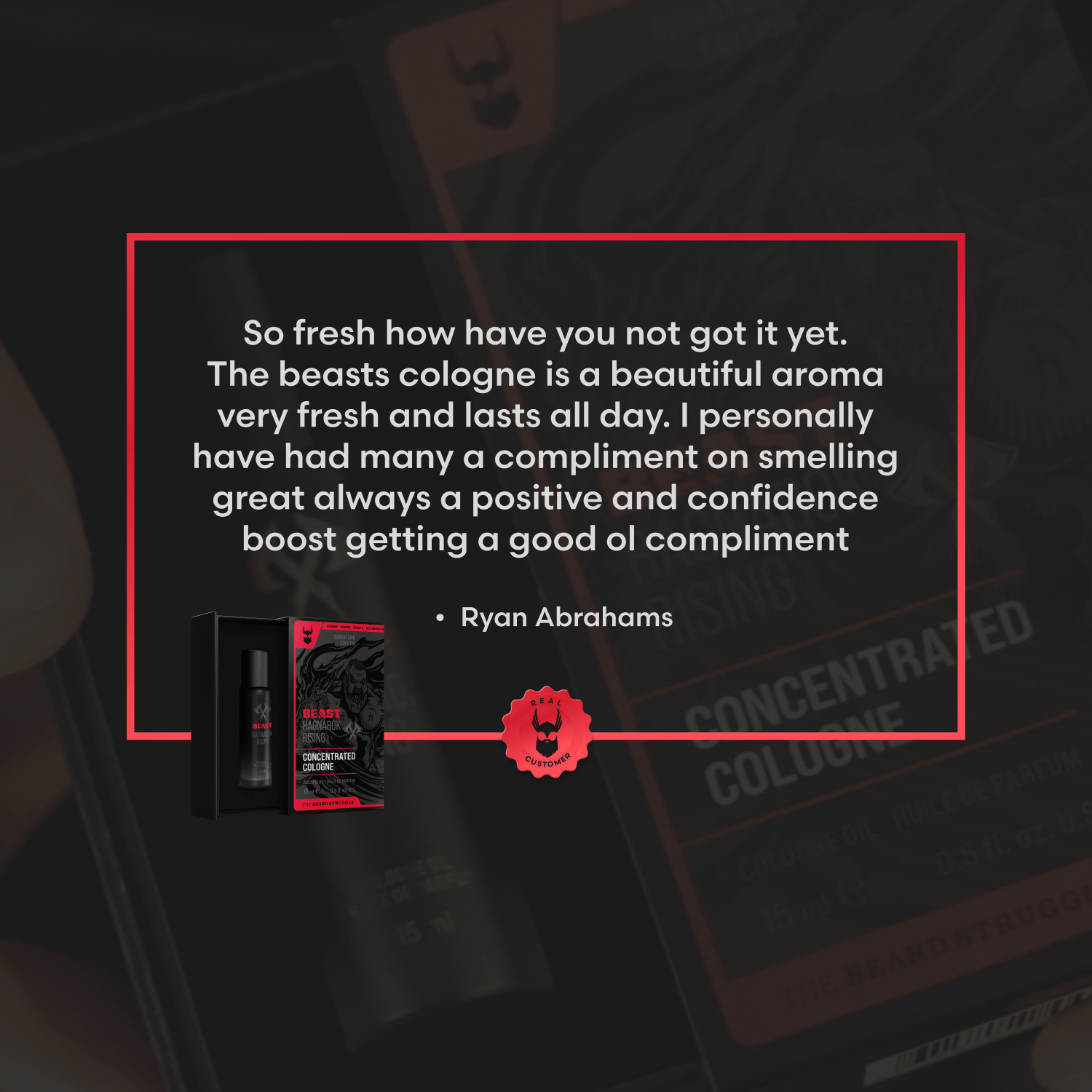 Concentrated Cologne - Beast - Cologne Oil - Faithful Nutrition