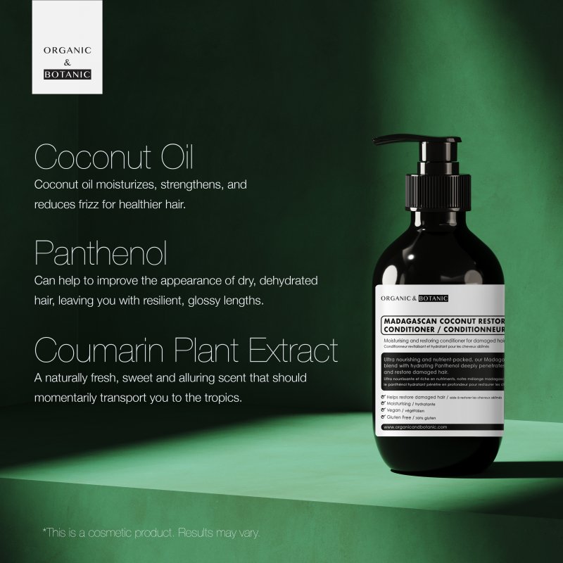 Madagascan Coconut Restoring Conditioner 500ml - Conditioner - Faithful Nutrition