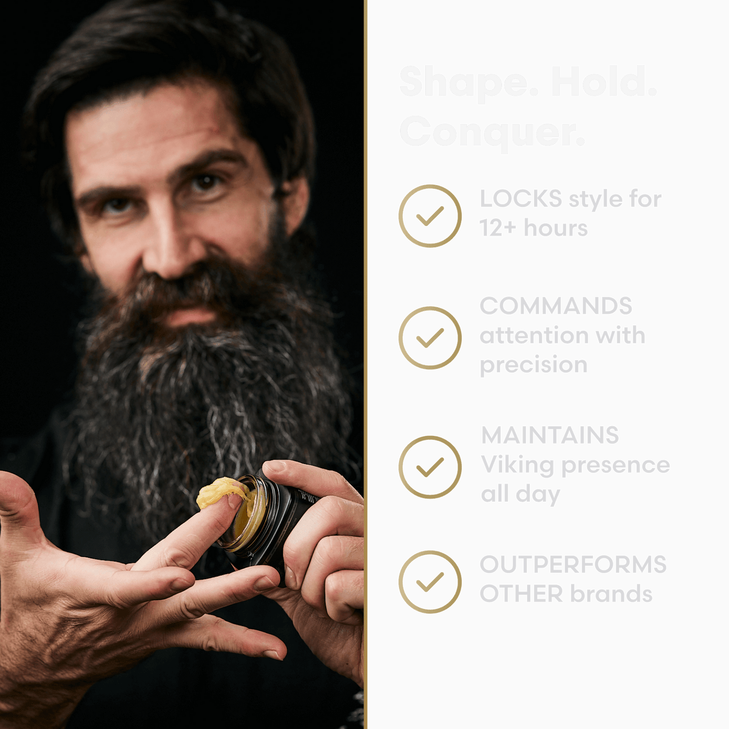 Clear Mustache Wax for a Natural Hold - Cosmetic - Faithful Nutrition