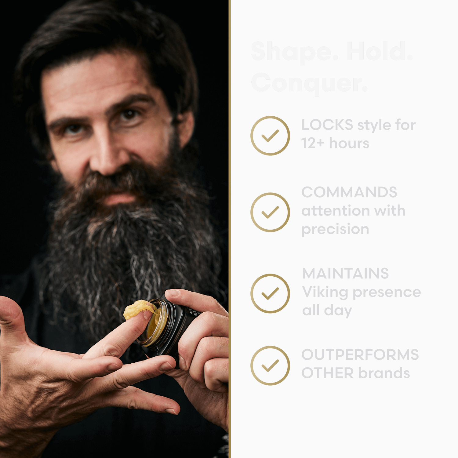 Clear Mustache Wax for a Natural Hold - Cosmetic - Faithful Nutrition