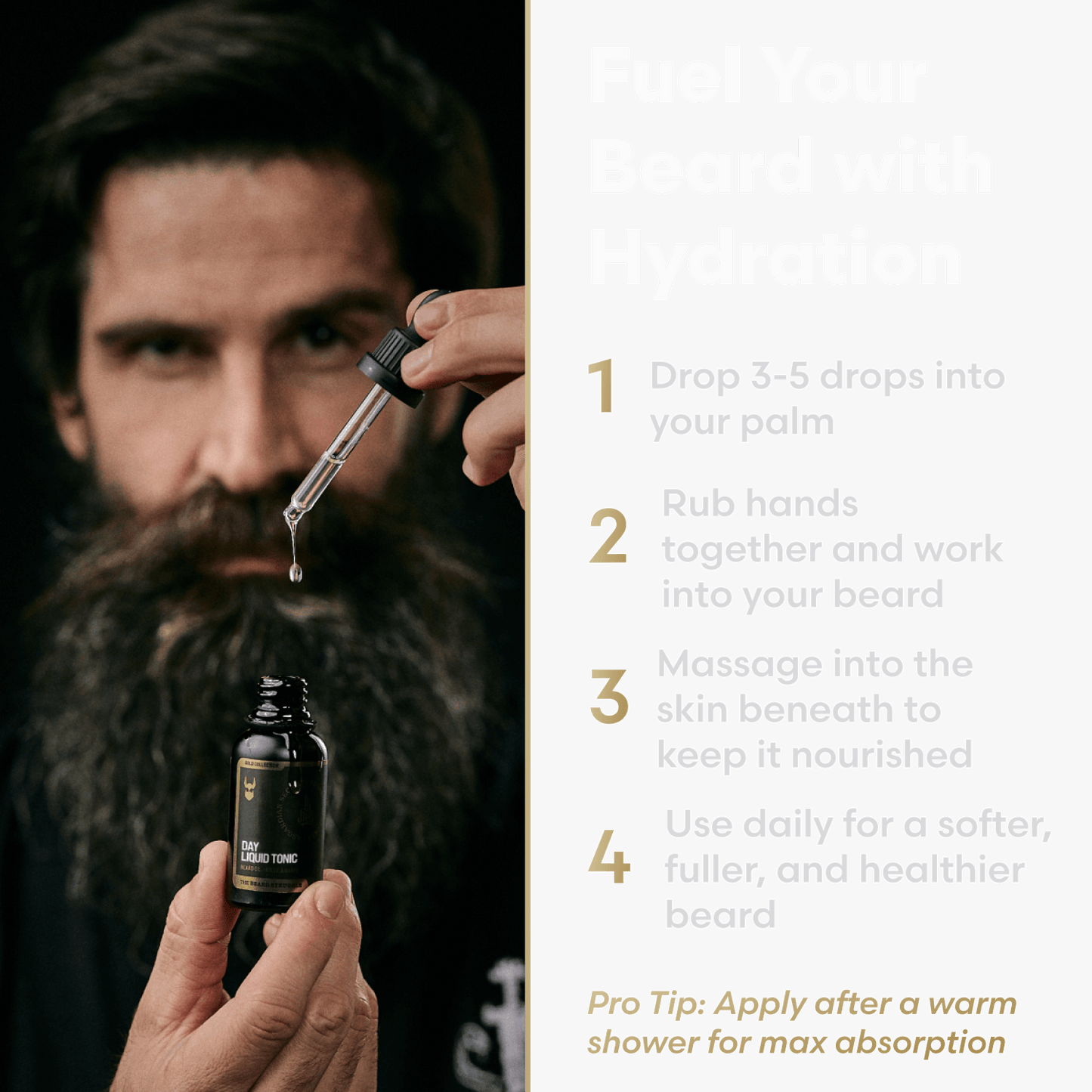 Day Liquid Beard Tonic - Cosmetic - Faithful Nutrition