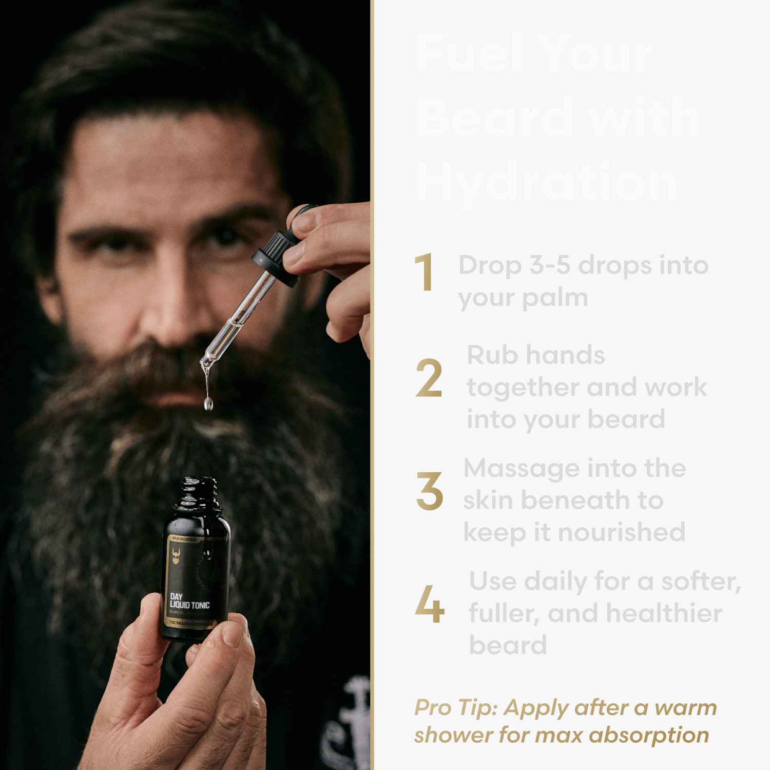 Day Liquid Beard Tonic - Cosmetic - Faithful Nutrition