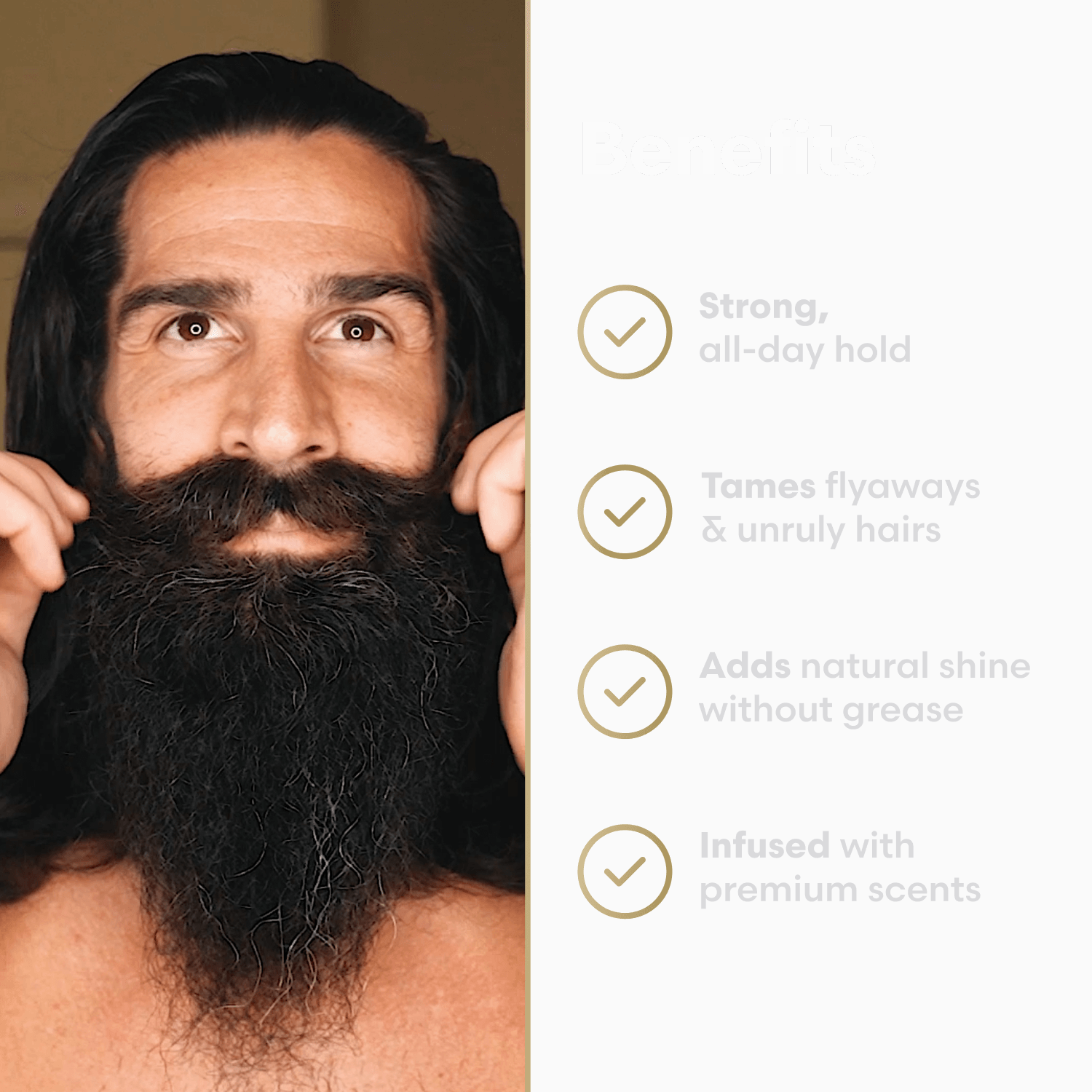 Clear Mustache Wax for a Natural Hold - Cosmetic - Faithful Nutrition