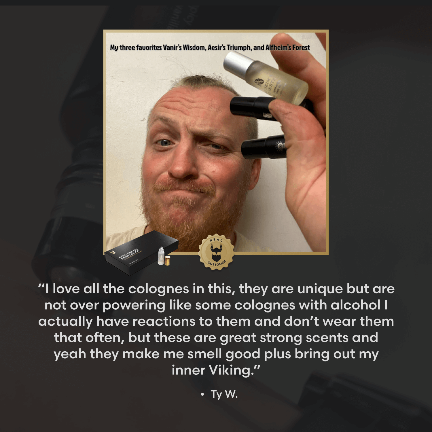 Cologne Oil Sample Kit - Cosmetic - Faithful Nutrition