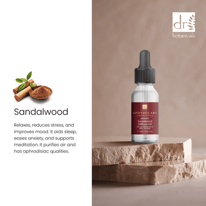 Aromatic Sandalwood Diffuser Oil 15ml - Diffuser Oil - Faithful Nutrition