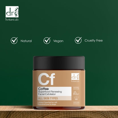 Coffee Superfood Renewing Facial Exfoliator 60ml - Exfoliator - Faithful Nutrition