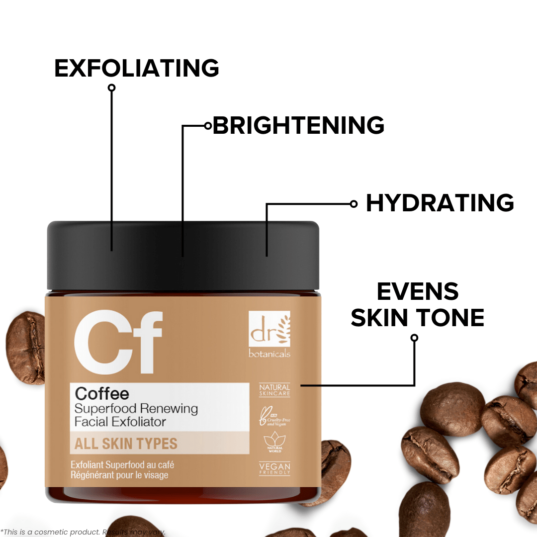 Coffee Superfood Renewing Facial Exfoliator 60ml - Exfoliator - Faithful Nutrition