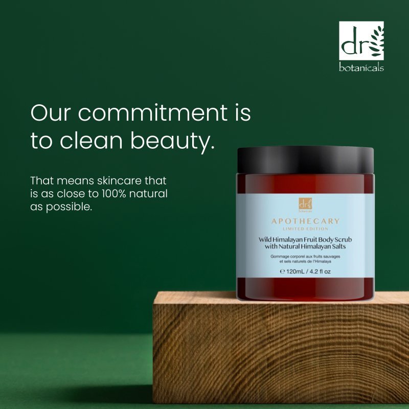 Wild Himalayan Fruit Body Scrub with Natural Himalayan Salts 120ml - Exfoliator - Faithful Nutrition