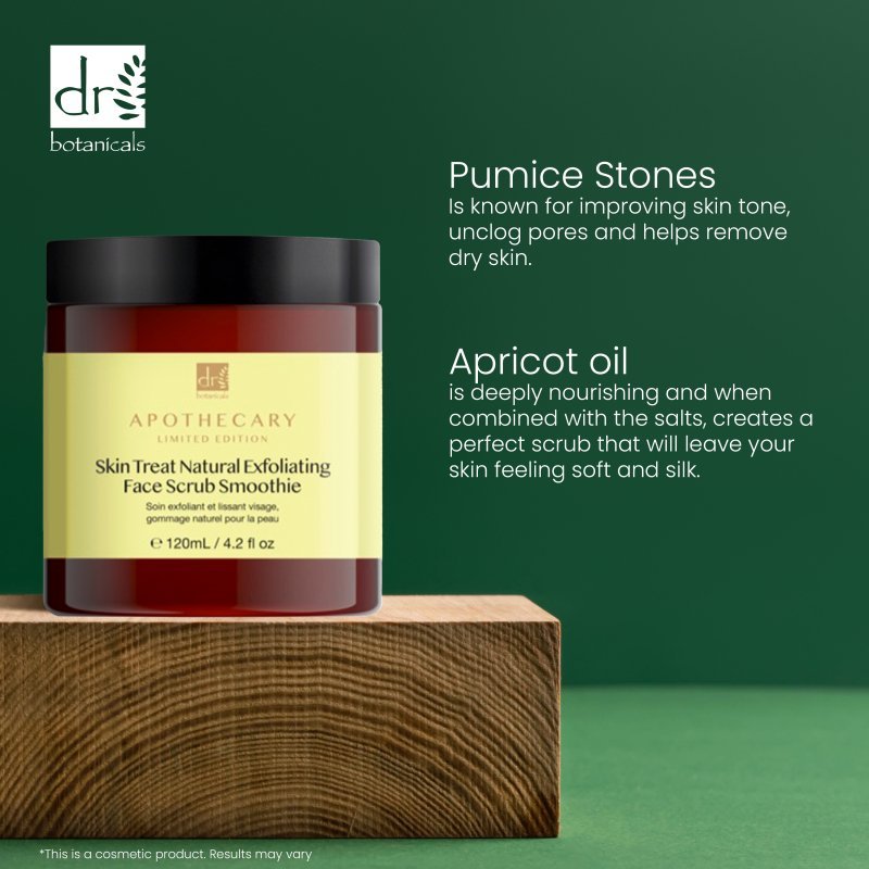 Skin Treat Natural Exfoliating Face Scrub Smoothie 120ml - Exfoliator - Faithful Nutrition