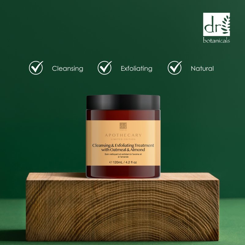 Cleansing & Exfoliating Treatment with Oatmeal & Almond 120ml - Exfoliator - Faithful Nutrition