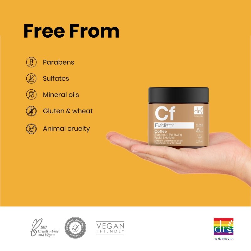 Coffee Superfood Renewing Facial Exfoliator 60ml - Exfoliator - Faithful Nutrition