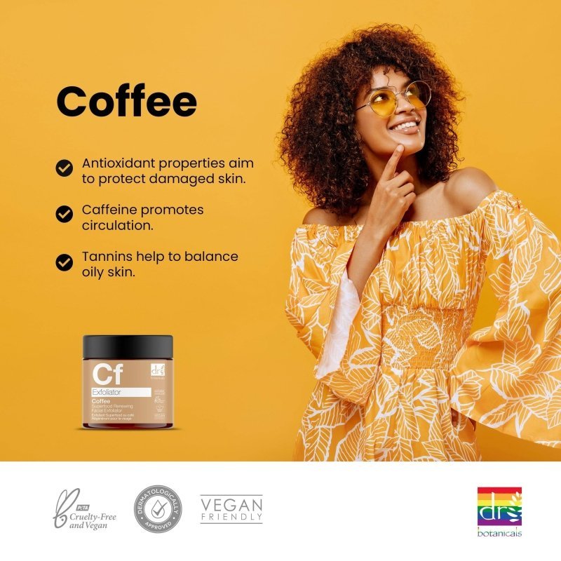 Coffee Superfood Renewing Facial Exfoliator 60ml - Exfoliator - Faithful Nutrition