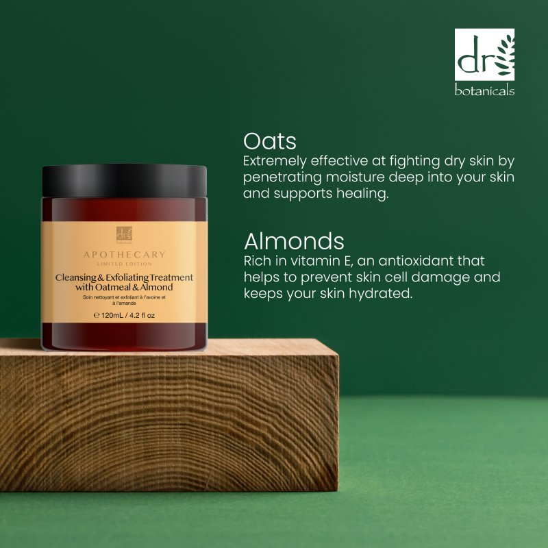 Cleansing & Exfoliating Treatment with Oatmeal & Almond 120ml - Exfoliator - Faithful Nutrition