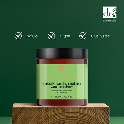 Natural Cleansing Exfoliator with Cucumber 120ml - Exfoliator - Faithful Nutrition