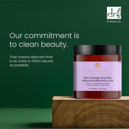 Skin Calming Clear Skin Natural Anti - Blemish Scrub 120ml - Exfoliator - Faithful Nutrition