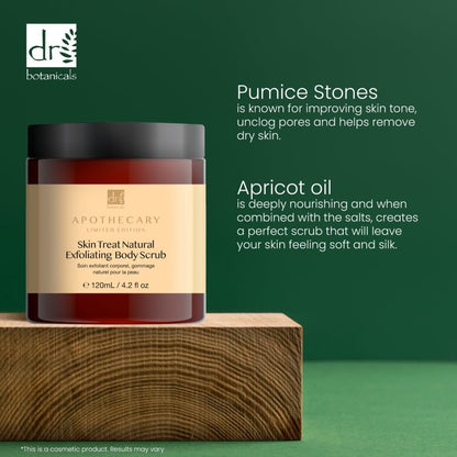Skin Treat Natural Exfoliating Body Scrub 120ml - Exfoliator - Faithful Nutrition