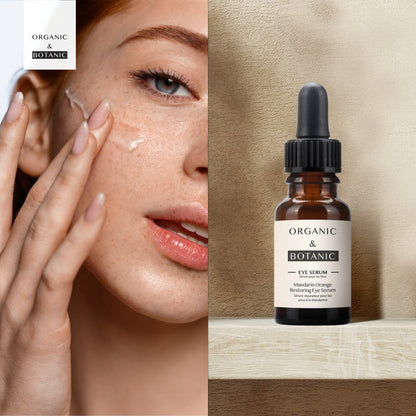 Mandarin Orange Brightening Eye Serum - 15ml - Depuffing & Hydrating with Vitamin C, Aloe Vera, & Sea Buckthorn for Radiant, Youthful Eyes - Eye Care - Faithful Nutrition