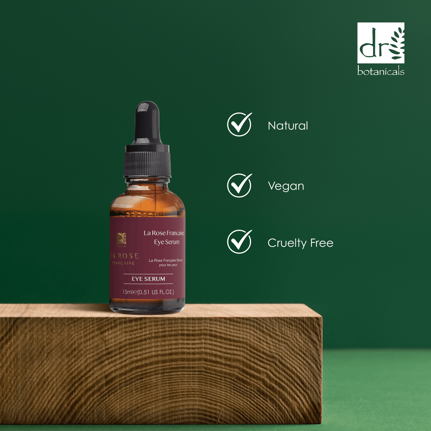 La Rose Francaise Eye Serum 15ml - Eye Care - Faithful Nutrition