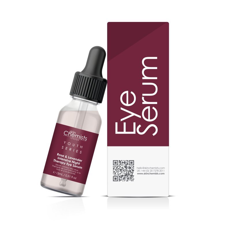 Rose And Lavender Intensive Night Therapy Eye Serum 15ml - Eye Care - Faithful Nutrition