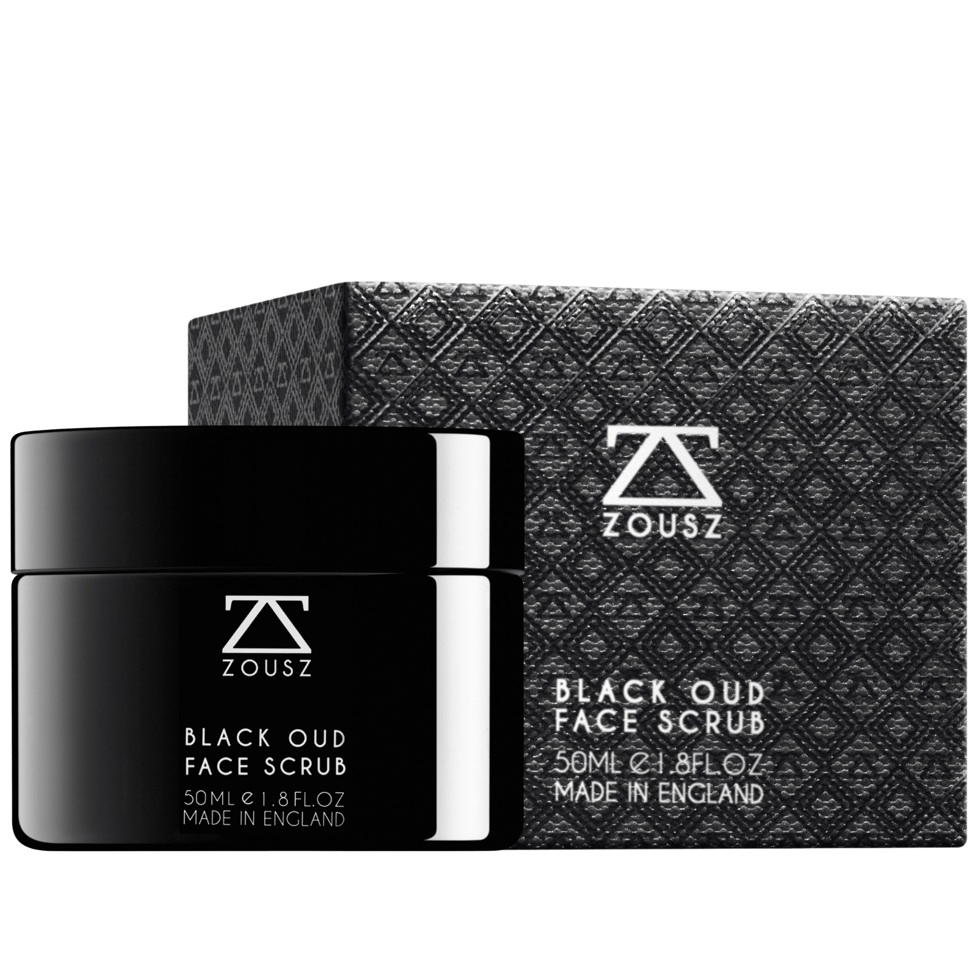 ZOUSZ - Black Oud Charcoal Face Scrub Mask - Face Wash - Faithful Nutrition