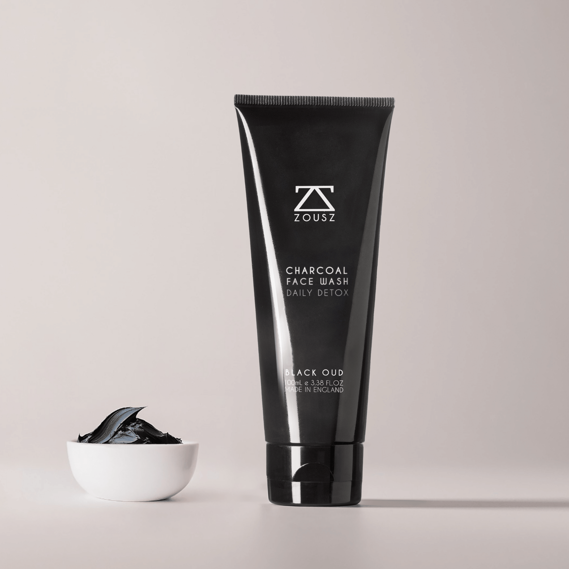 ZOUSZ - Black Oud Charcoal Face Wash For Men - Face Wash - Faithful Nutrition