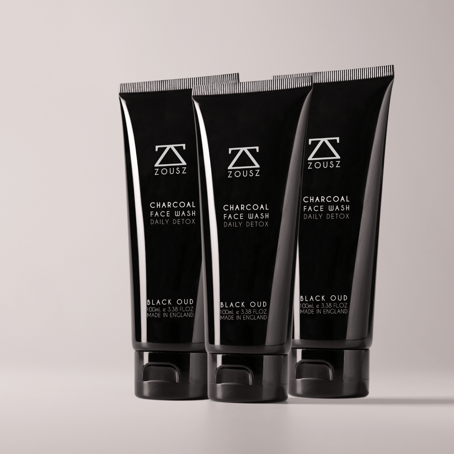 ZOUSZ - Black Oud Charcoal Face Wash For Men - Face Wash - Faithful Nutrition