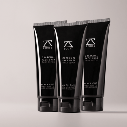 ZOUSZ - Black Oud Charcoal Face Wash For Men - Face Wash - Faithful Nutrition