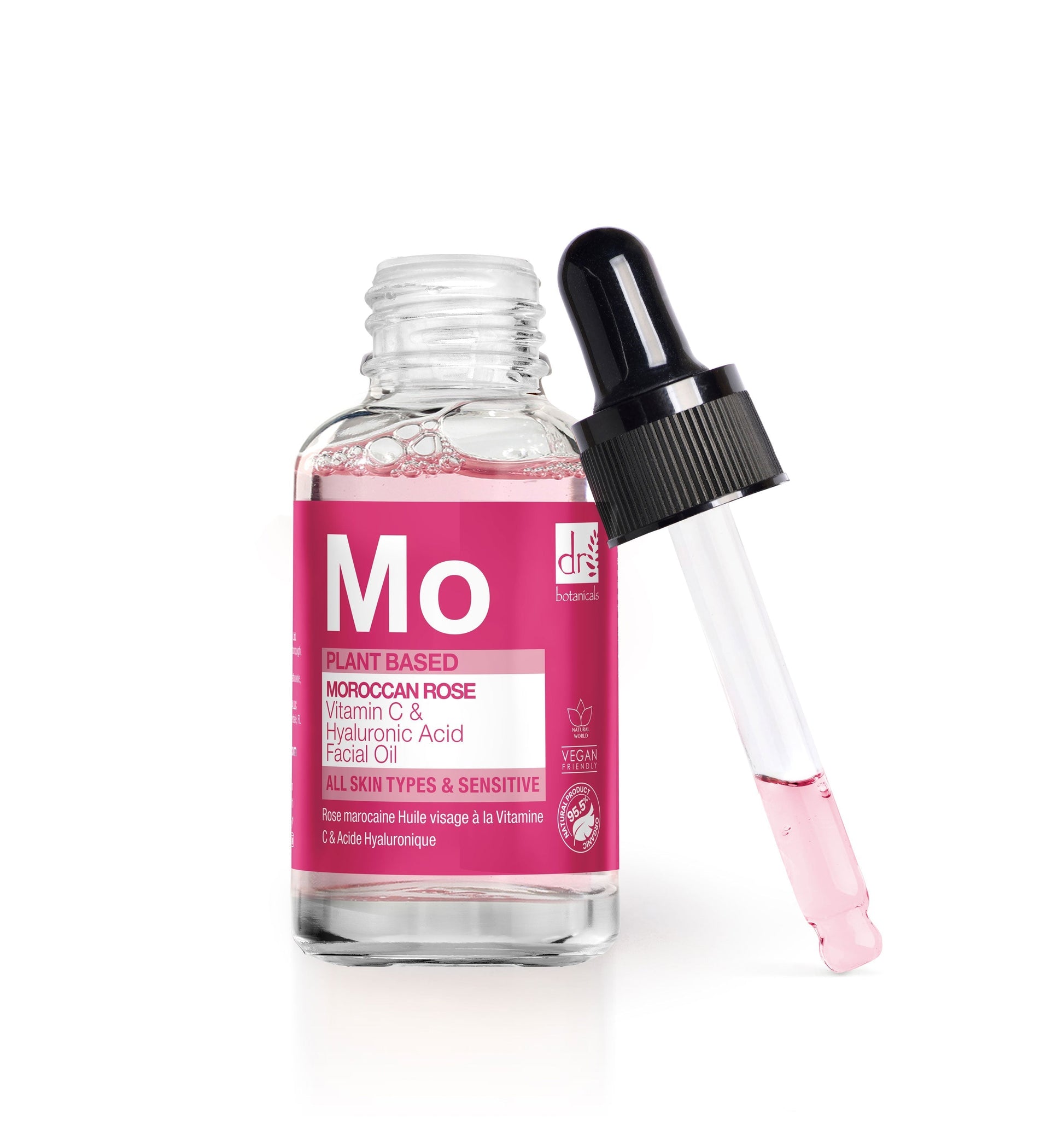 Moroccan Rose Facial Oil with Hyaluronic Acid & Vitamin C - Facial Oil - Faithful Nutrition