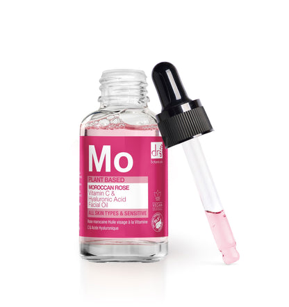 Moroccan Rose Facial Oil with Hyaluronic Acid & Vitamin C - Facial Oil - Faithful Nutrition