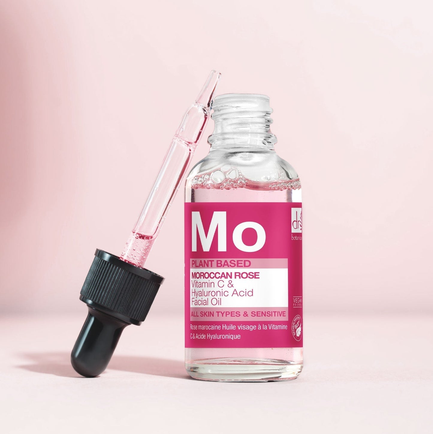 Moroccan Rose Facial Oil with Hyaluronic Acid & Vitamin C - Facial Oil - Faithful Nutrition