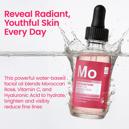 Moroccan Rose Facial Oil with Hyaluronic Acid & Vitamin C - Facial Oil - Faithful Nutrition
