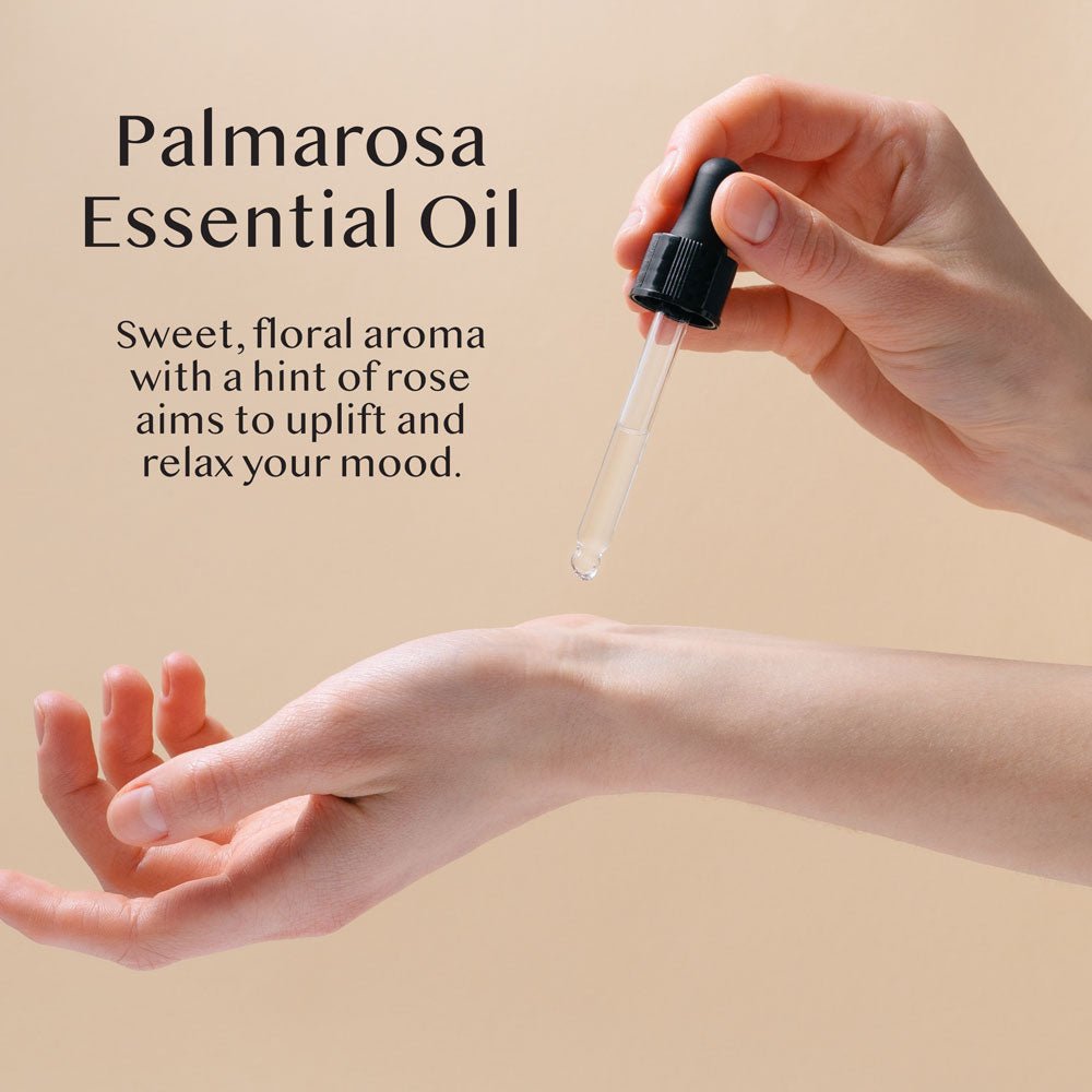 Palmarose Essential Organic Oil 15ml - Facial Oil - Faithful Nutrition