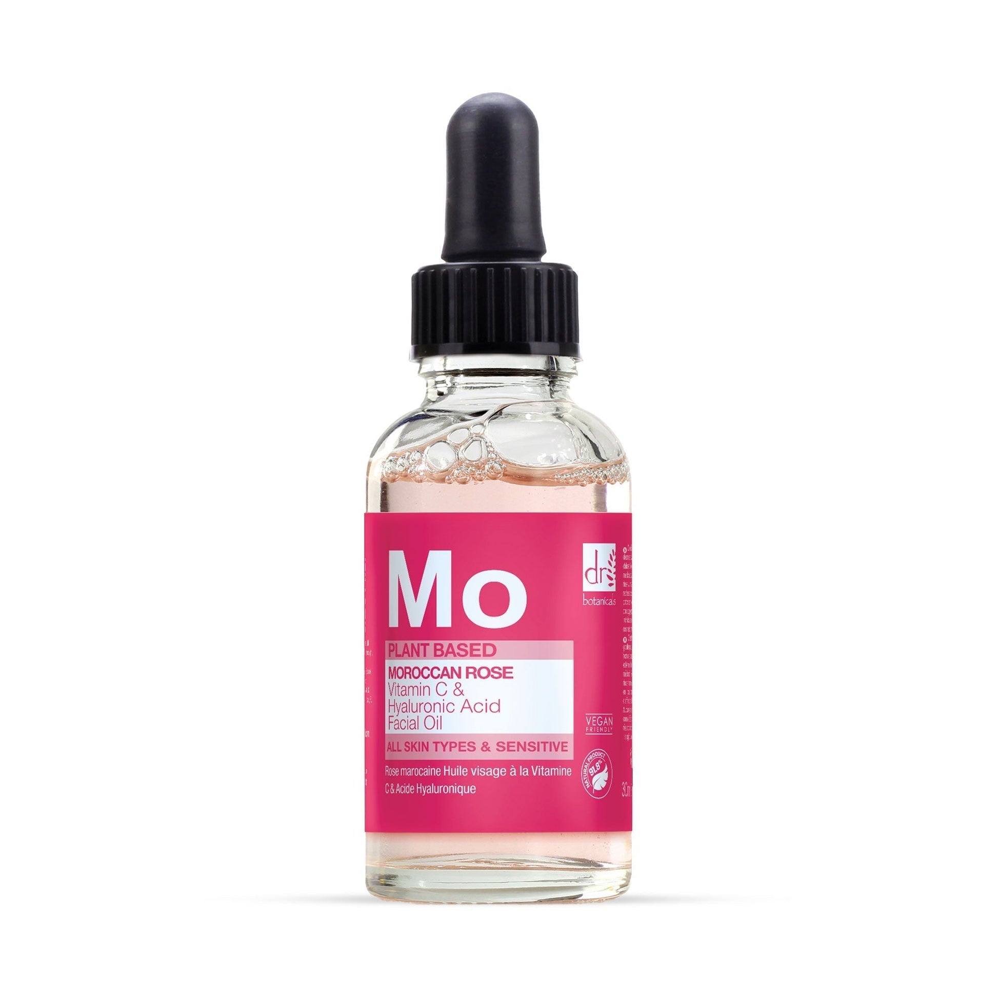 Moroccan Rose Facial Oil with Hyaluronic Acid & Vitamin C - Facial Oil - Faithful Nutrition