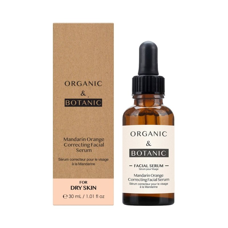 Mandarin Orange Correcting Facial Serum - 30ml - Brightening & Hydrating with Vitamin C, Aloe Vera, & Sea Buckthorn for Radiant, Even - Toned Skin - Facial Serum - Faithful Nutrition