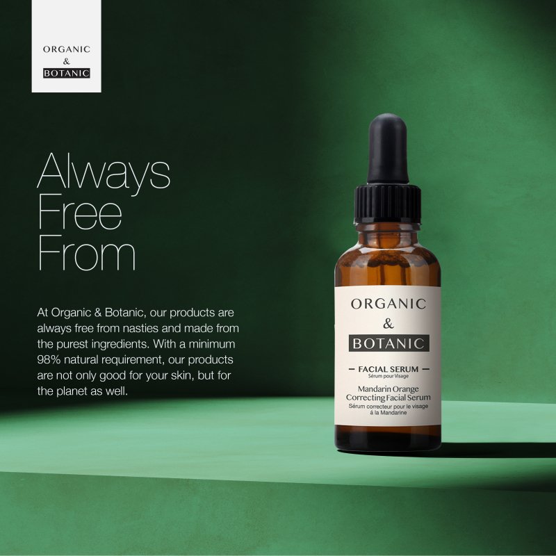 Mandarin Orange Correcting Facial Serum - 30ml - Brightening & Hydrating with Vitamin C, Aloe Vera, & Sea Buckthorn for Radiant, Even - Toned Skin - Facial Serum - Faithful Nutrition